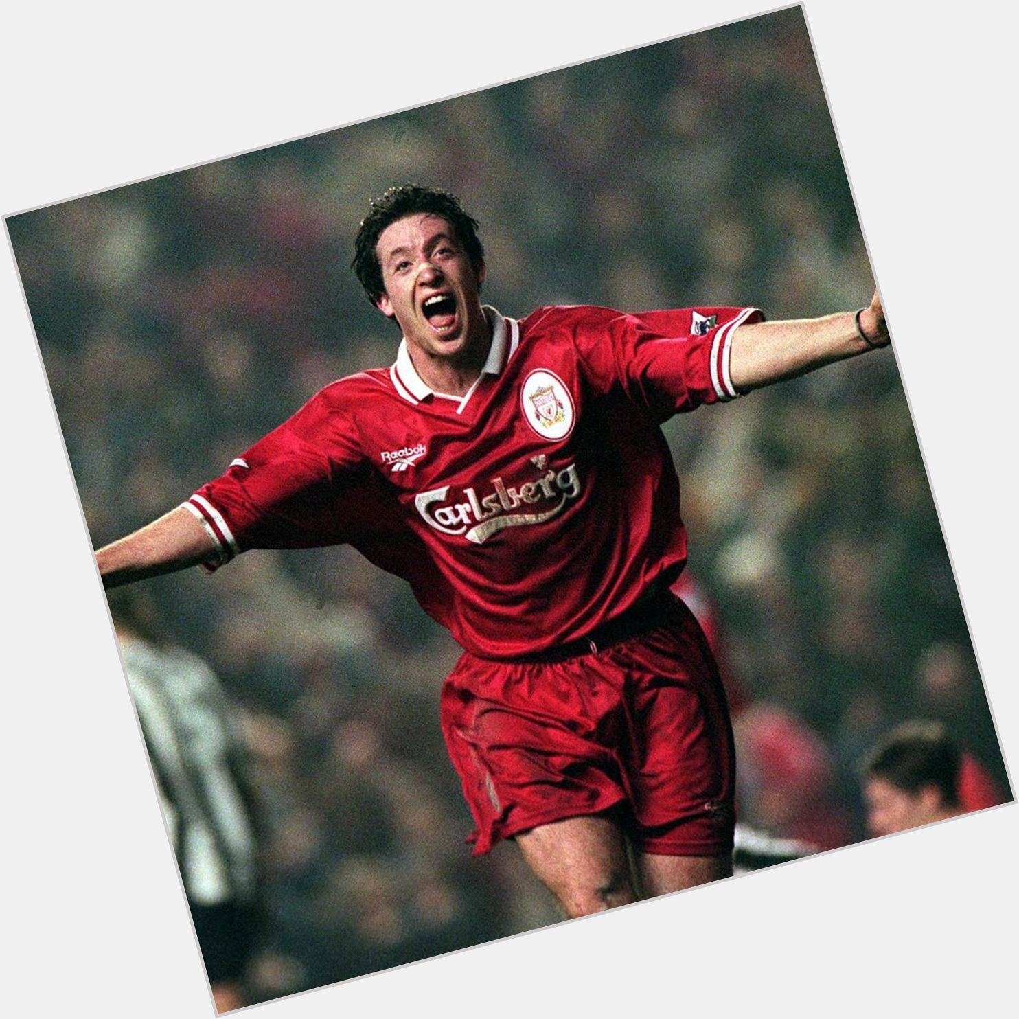 Who wore one of those strange nose things in the 90s?

Happy Birthday Robbie Fowler 