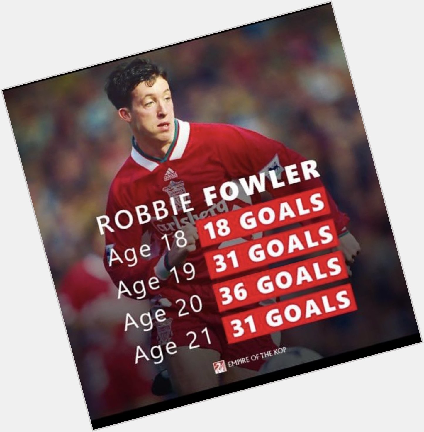 Happy birthday to the legend Robbie Fowler, god       