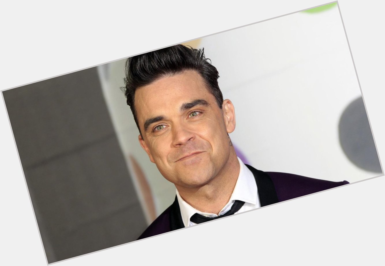 Happy 41st birthday to singer, Robbie Williams. 