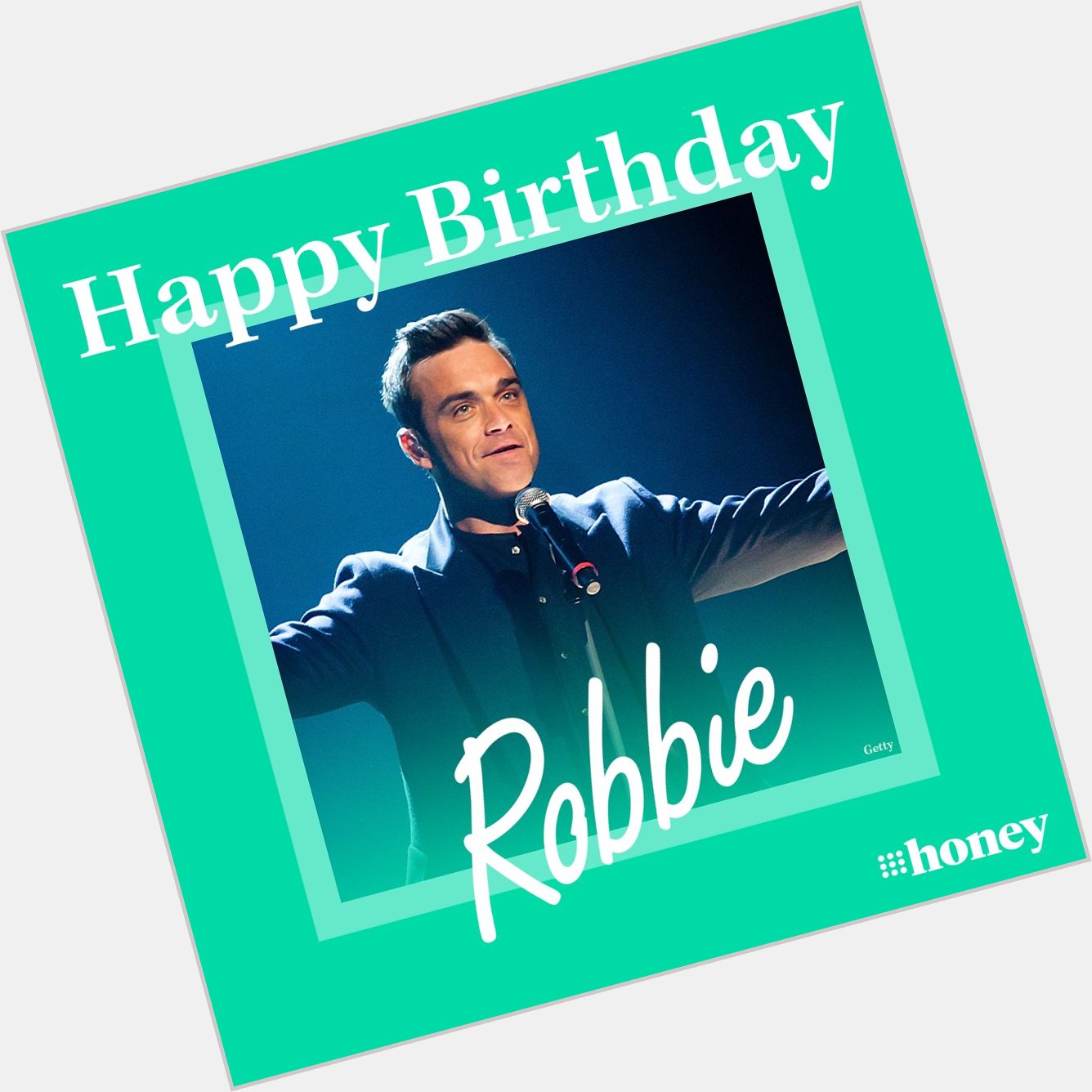 Happy Birthday to the cheeky showman Robbie Williams! 