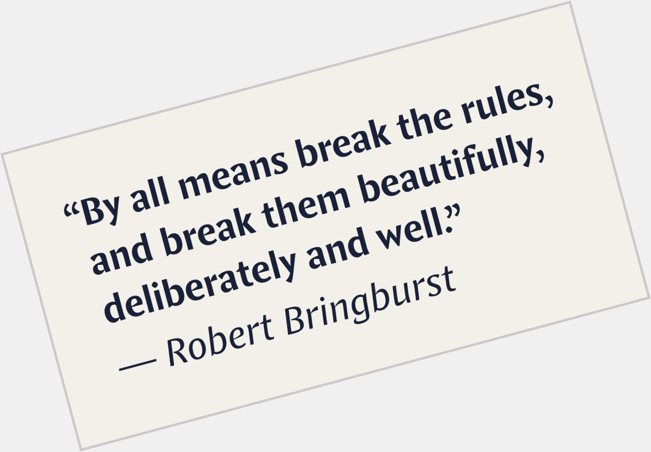 Happy birthday to Robert Bringhurst, poet and author of The Elements of Typographic Style. 