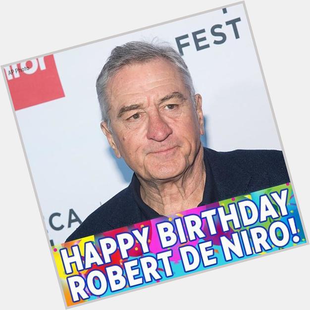 Happy Birthday to Oscar-winning actor Robert De Niro! 