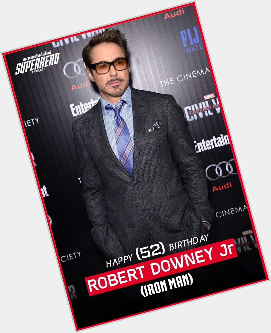 HAPPY BIRTHDAY      Robert Downey Jr.    52       