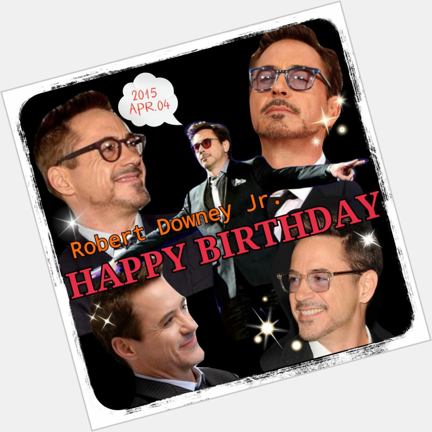 Happy 50th birthday Robert Downey Jr.!     (   )  (   ) (  )  ( )  (  ) (   )  (   ) 