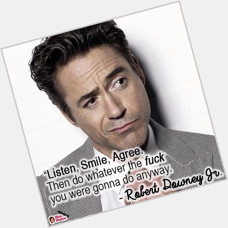 Happy birthday Robert Downey Jr. how much I love this guy! Don\t you? :)  