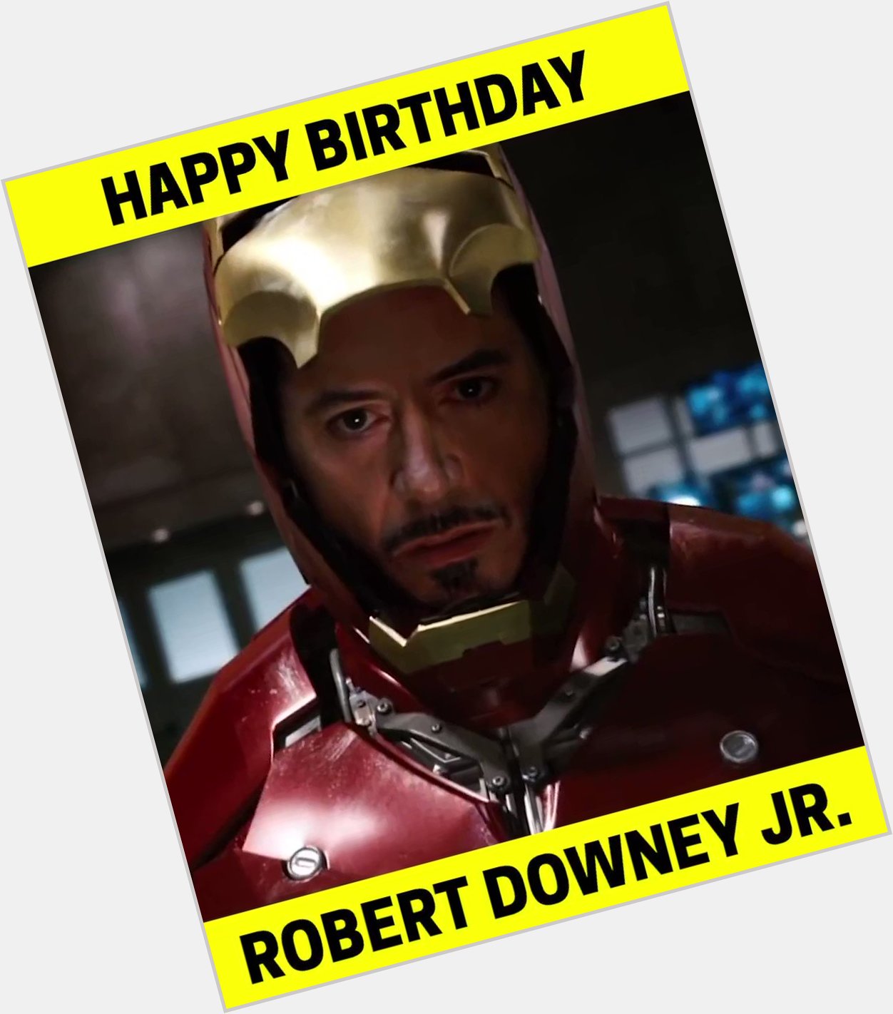 Happy Birthday, Tony....I mean Robert Downey Jr. 