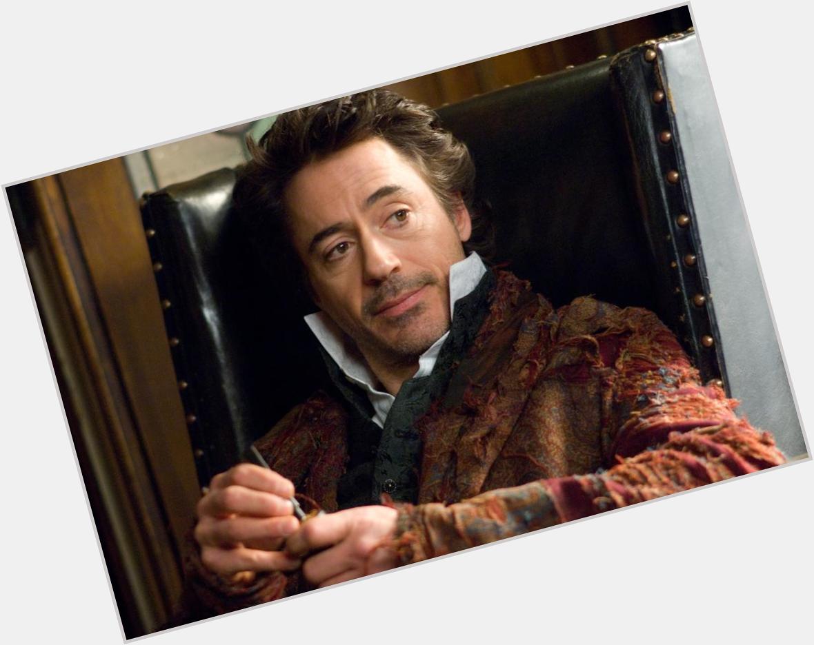 Here\s to the man whose mind rebels at stagnation. Happy Birthday to our Sherlock Holmes, Robert Downey Jr! 