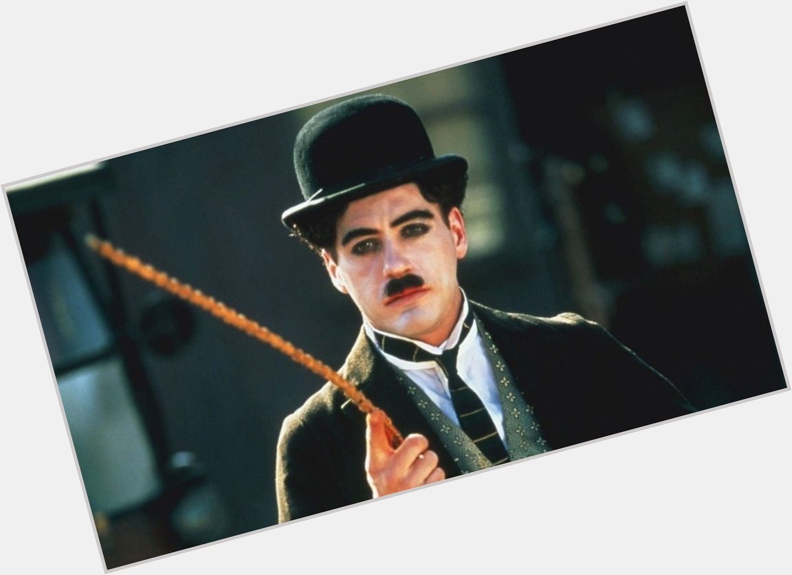 How wonderful was Robert Downey jr as Charles Chaplin? 

and happy birthday iron man. more power.  