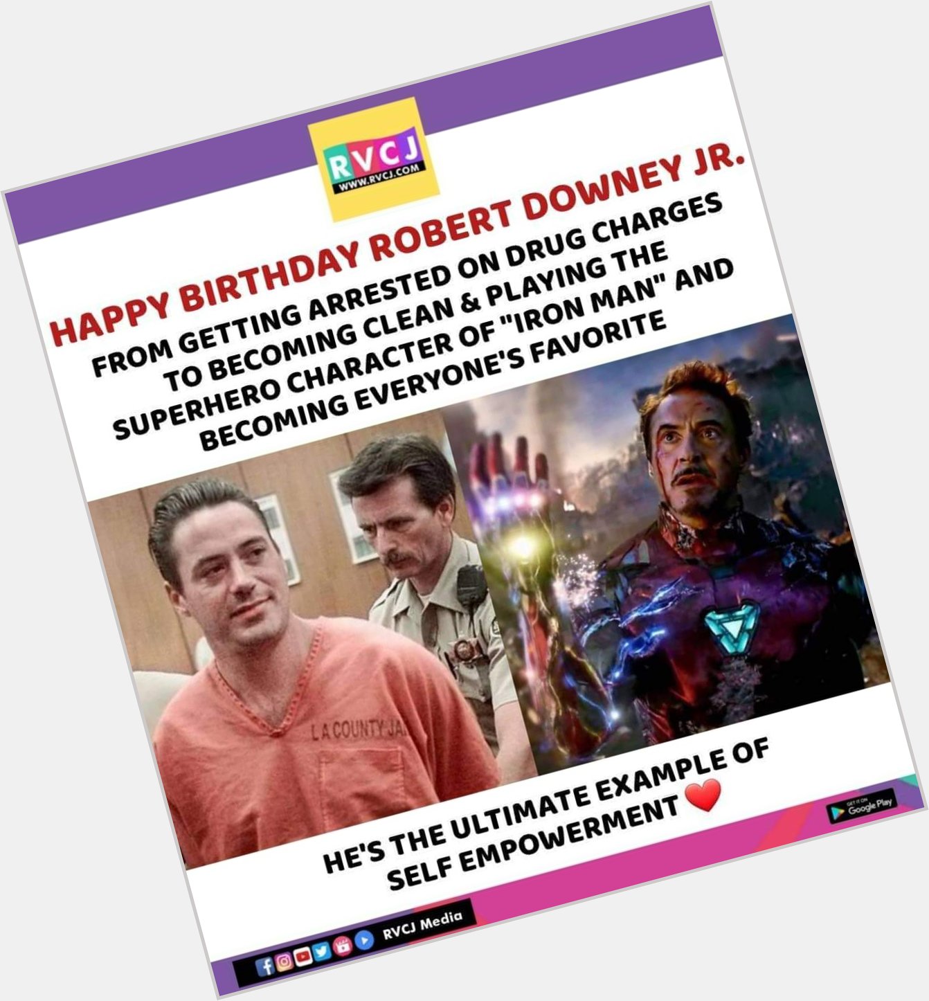 Happy Birthday Robert Downey Jr.      