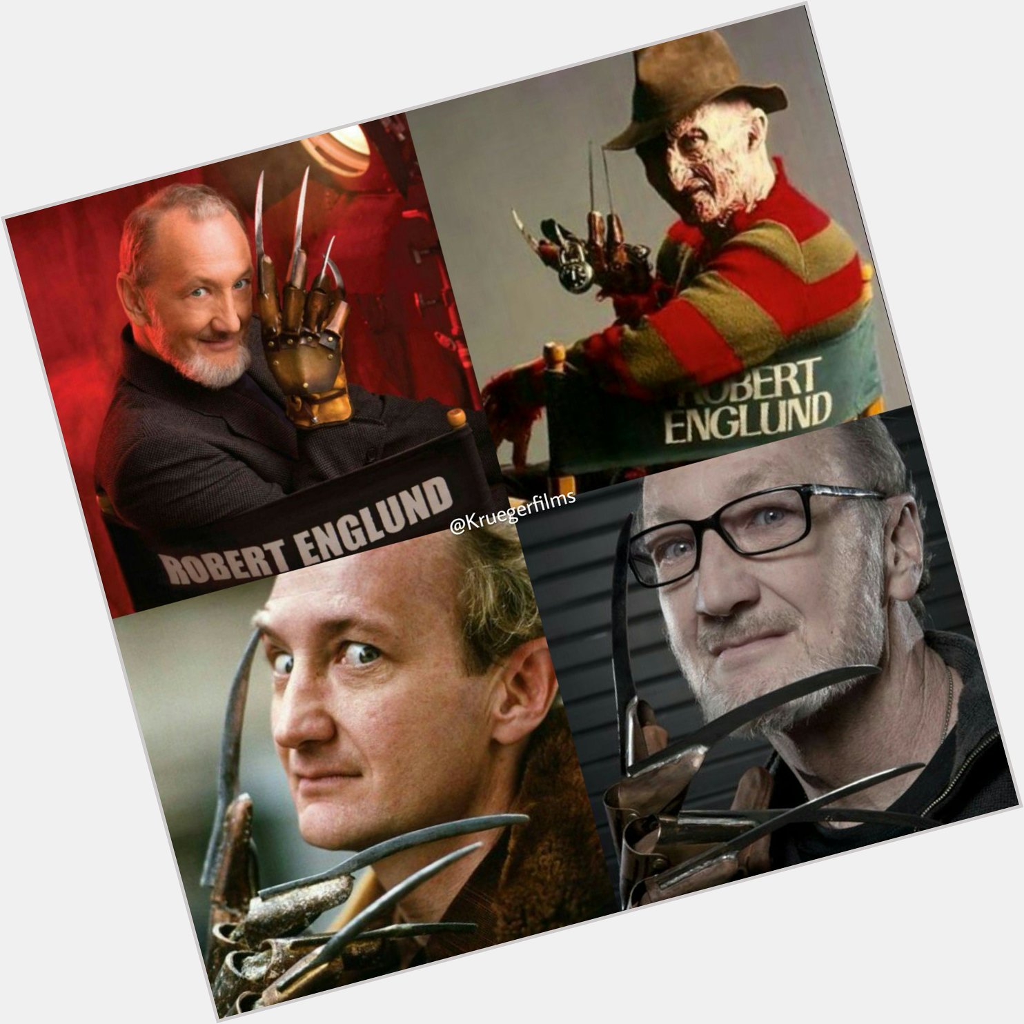 Happy 70th birthday to The Man. The Monster. The Legend. Mr. Robert Englund! 