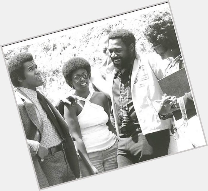 Happy belated birthday Ivan Dixon actor and director with Robert Hooks on the set of Trouble Man 