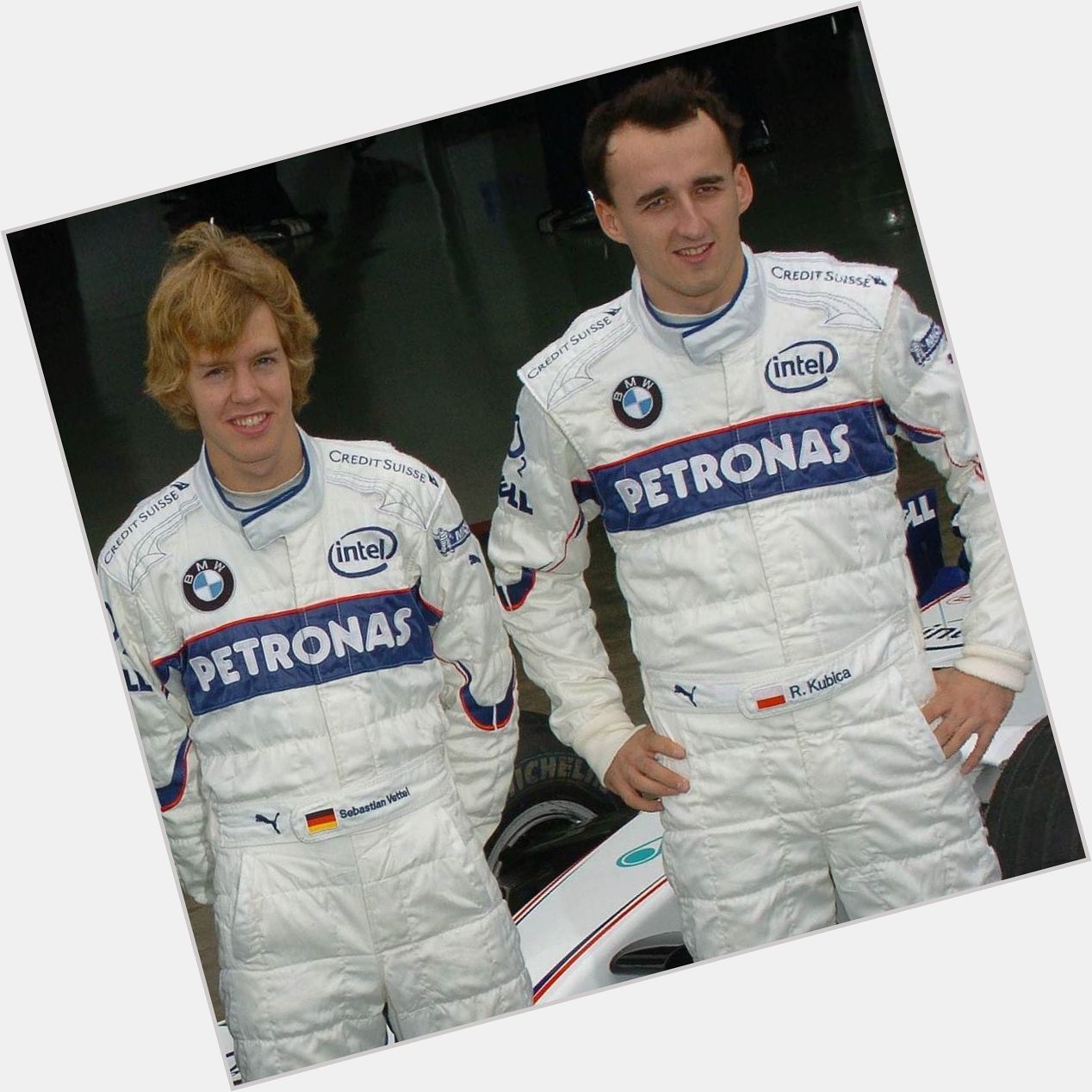 Happy Birthday to Robert Kubica, who turns 31 today!

Pic: Sebastian Vettel with Kubica back in 2006, when they wer 