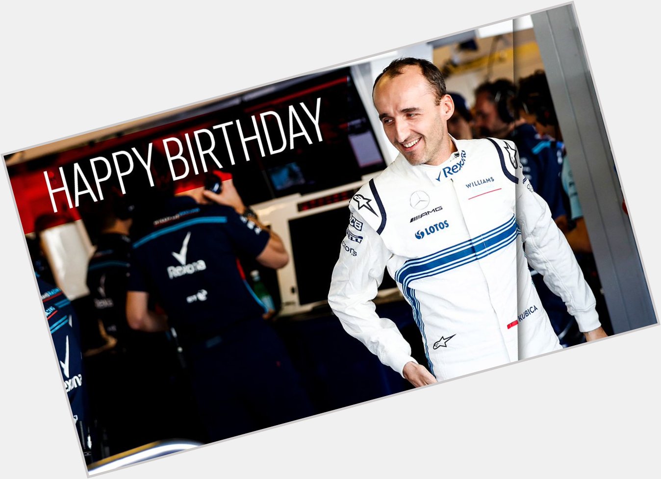 Happy birthday, Robert Kubica! The driver turns 34 today  