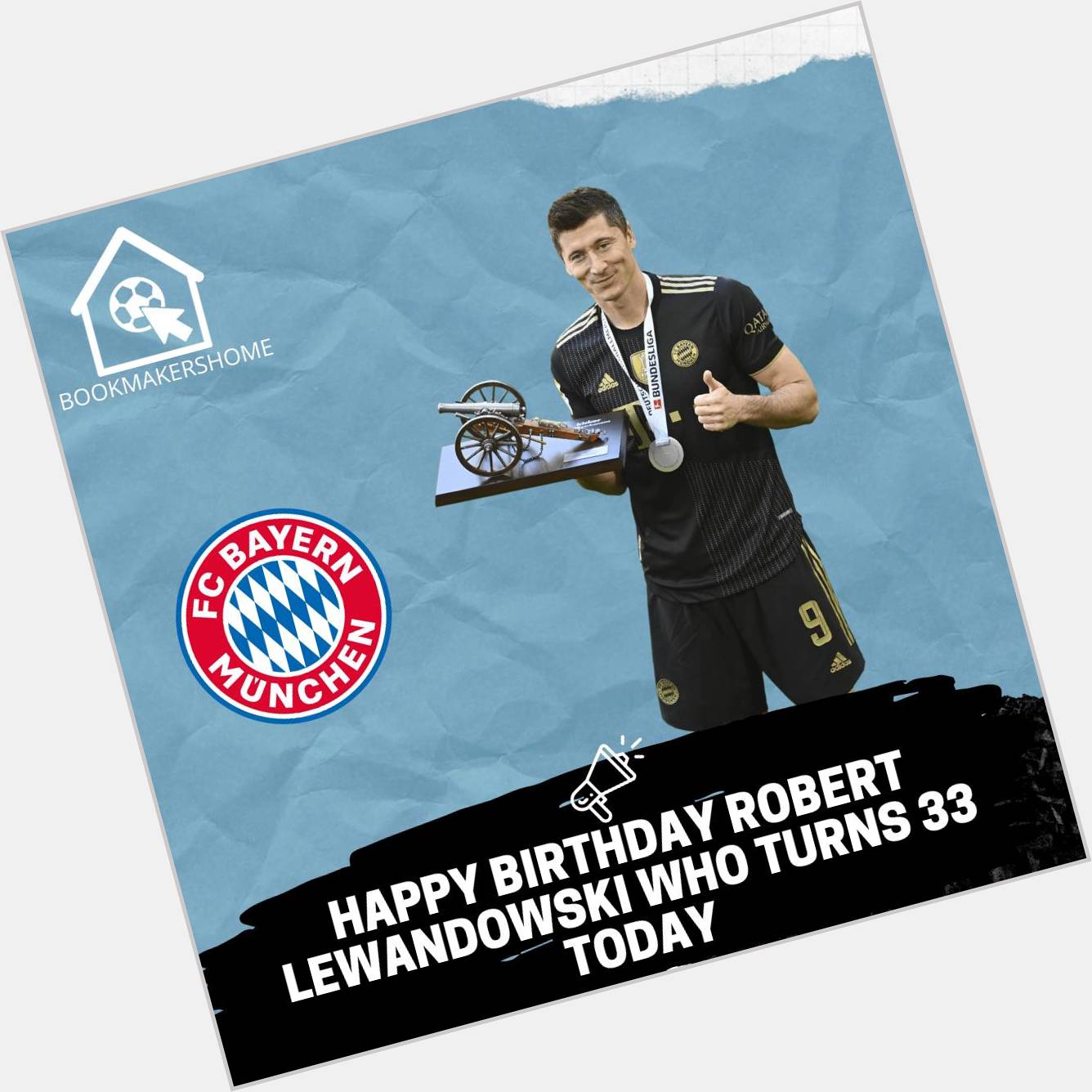 Happy birthday Robert Lewandowski who turns 33 today!  