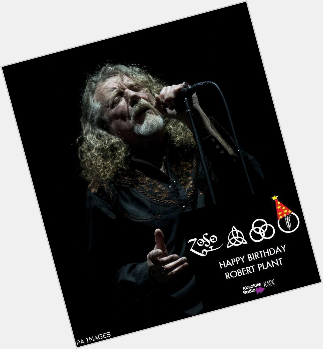 An inspiration is what you are to us...thank you Robert Plant. Happy 67th birthday! 