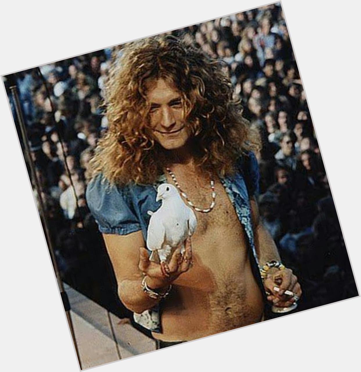 Happy birthday, Robert Plant. I\ve always been so jealous of his hair. 