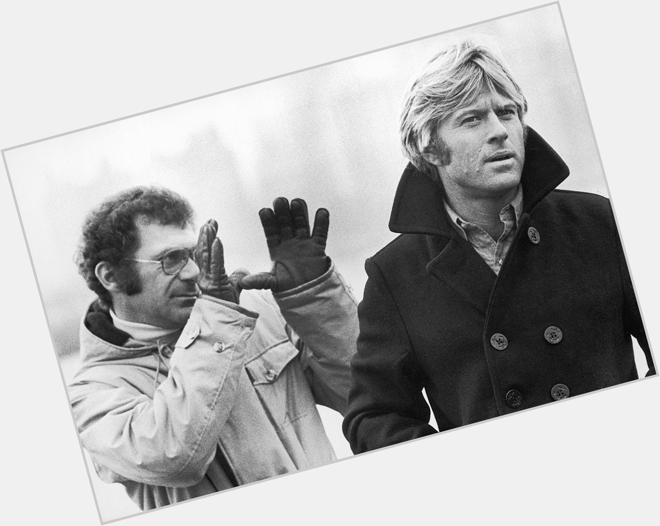 Happy Birthday Robert Redford! Here he is on set Three Days of the Condor , 1975. 