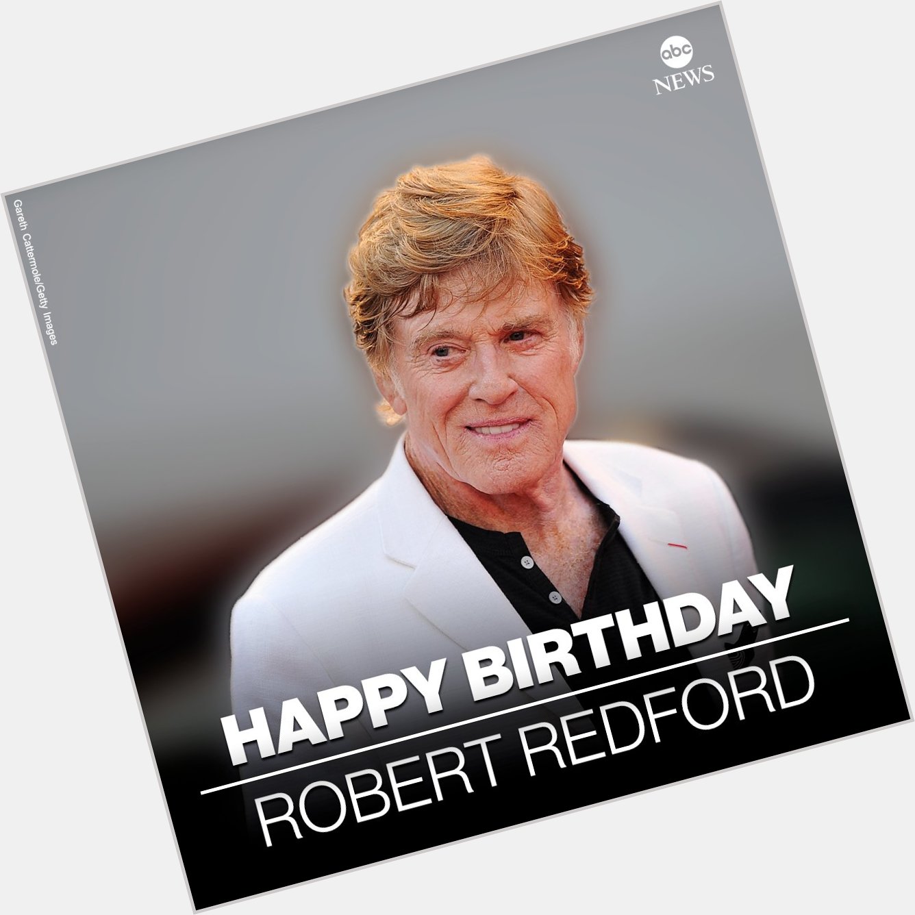 HAPPY BIRTHDAY: Actor-director Robert Redford is 86 today.  
