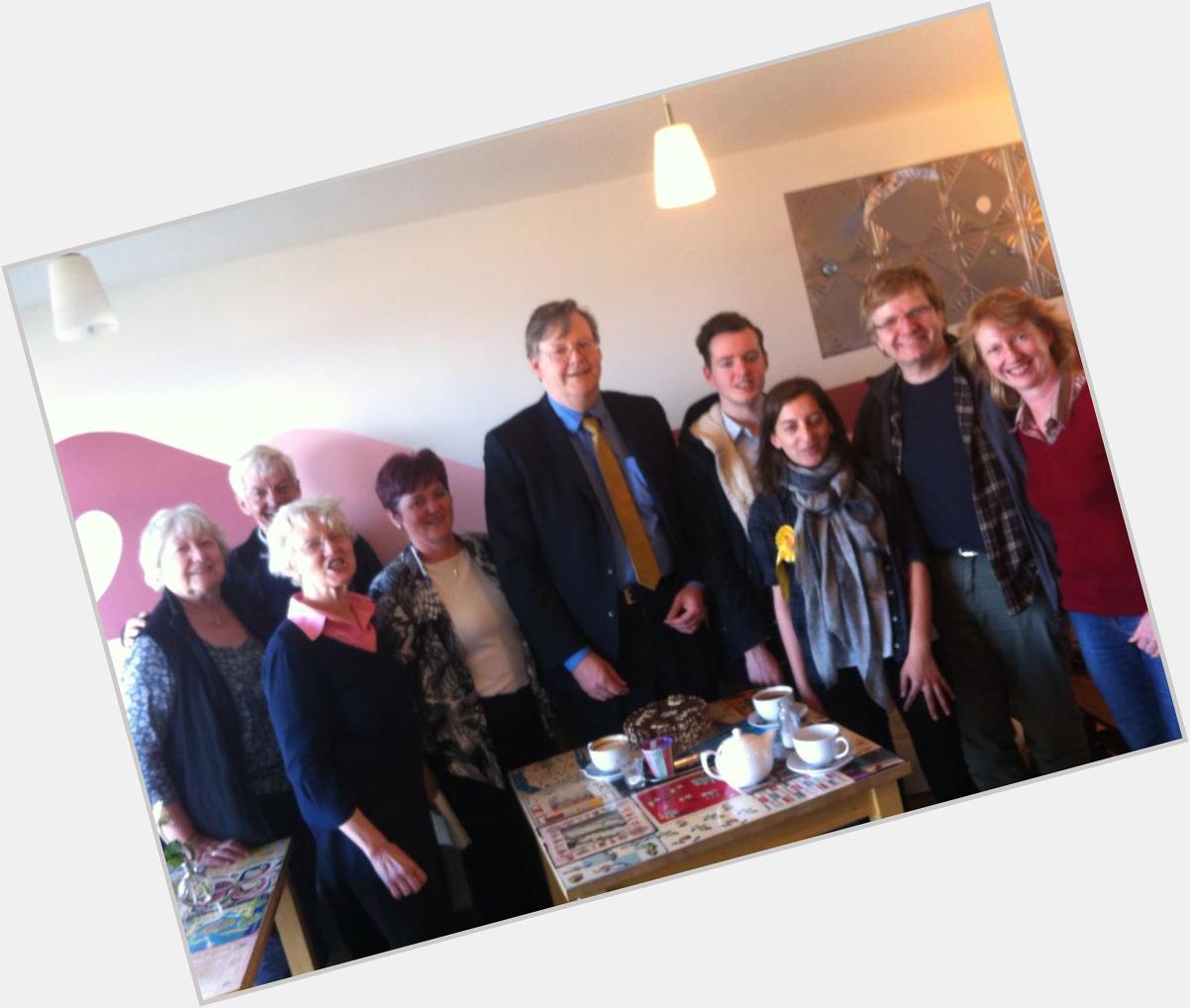 Happy birthday to Robert Smith who celebrated his birthday with supporters in Stonehaven  