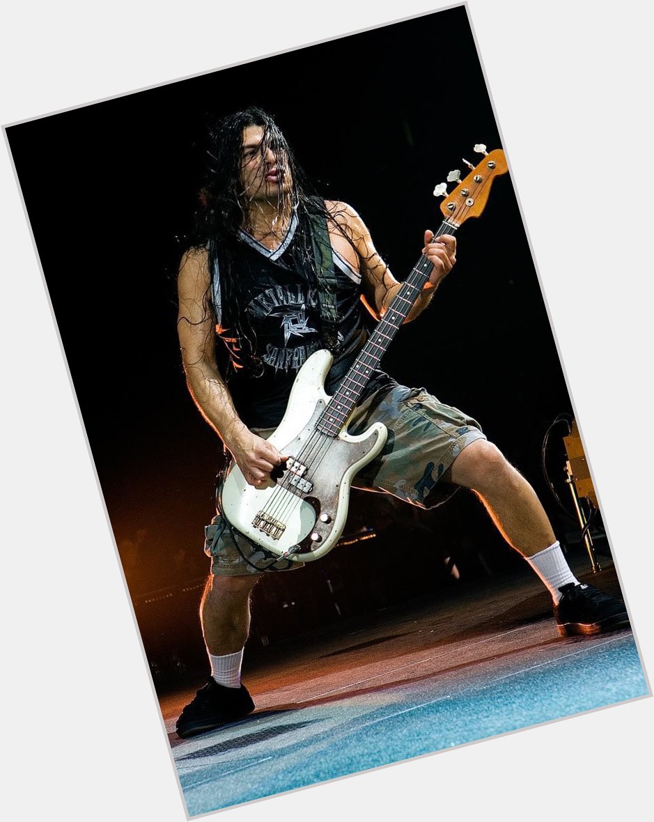 Happy Birthday Robert Trujillo bassist of the Heavy Metal band Metallica        