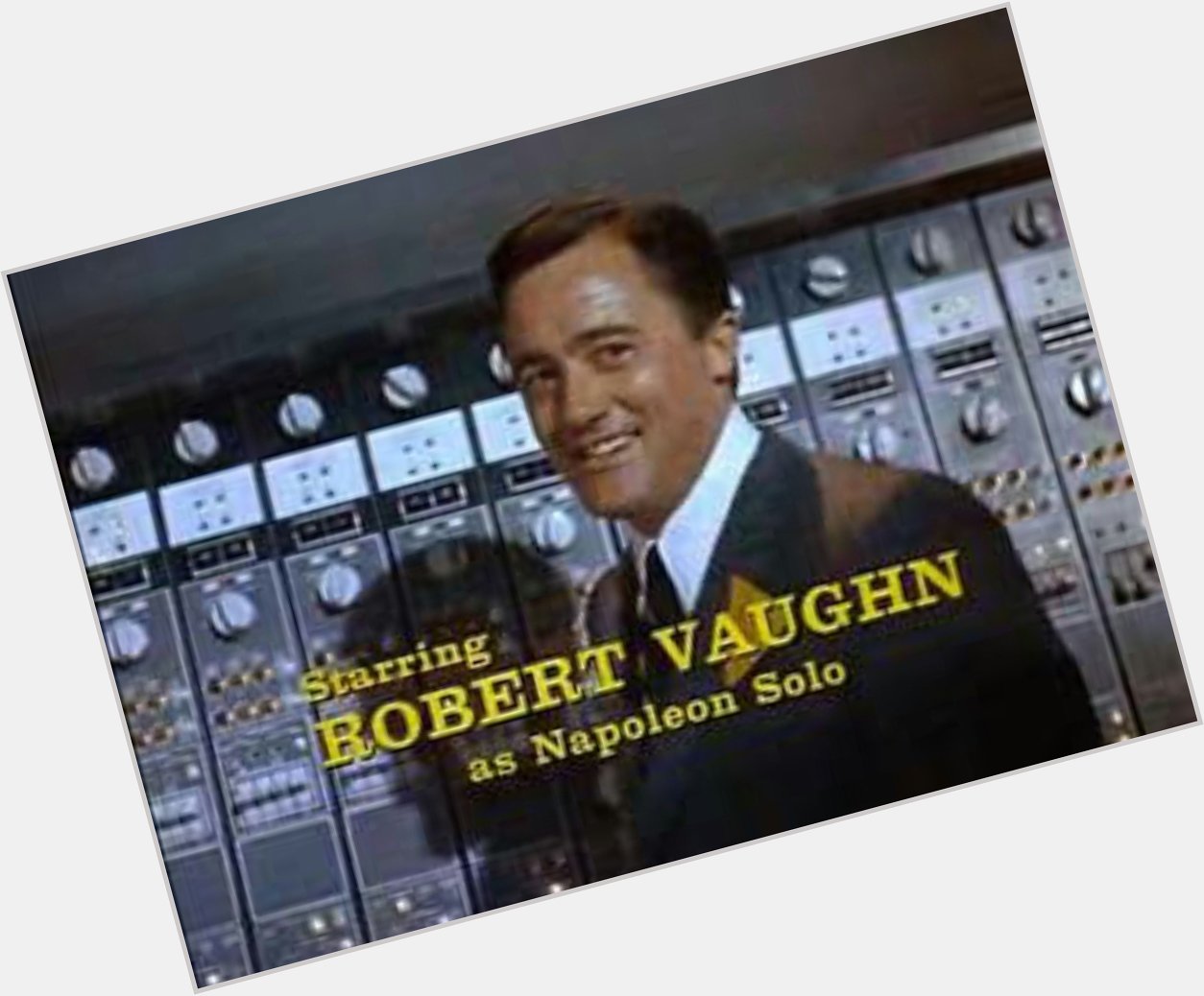 Happy birthday,Robert Vaughn. 