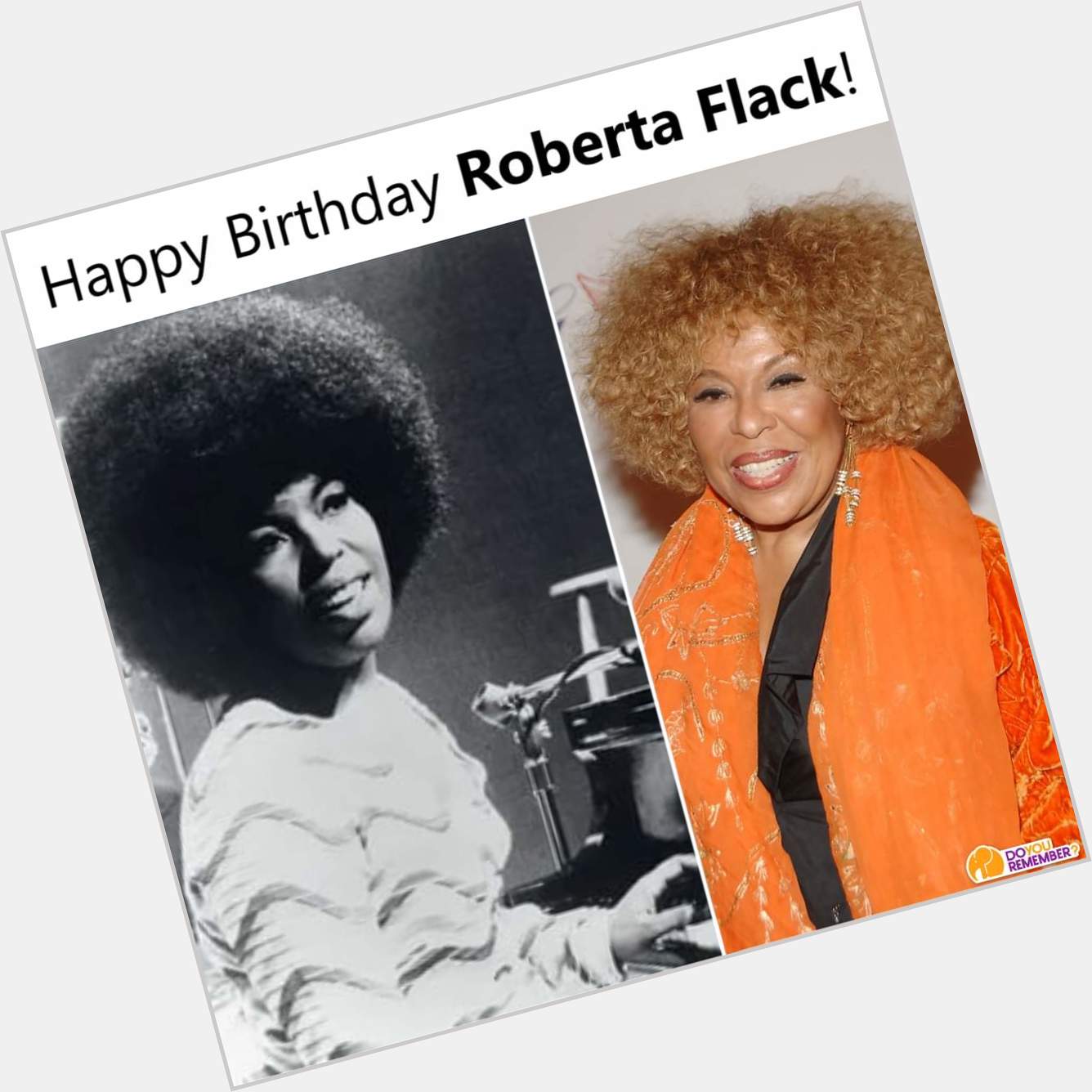Happy 85th Birthday to talented and Award winning singer, Roberta Flack 