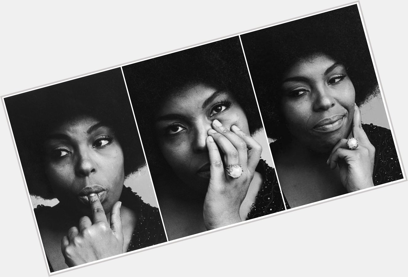 Happy birthday to Roberta Flack, photographed here by Jack Robinson in 1969. 