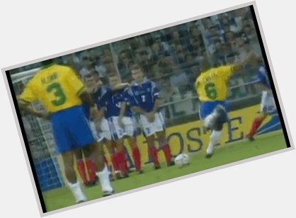 Happy 44th birthday, Roberto Carlos. This is still one of the most astonishing free-kicks of all time. 