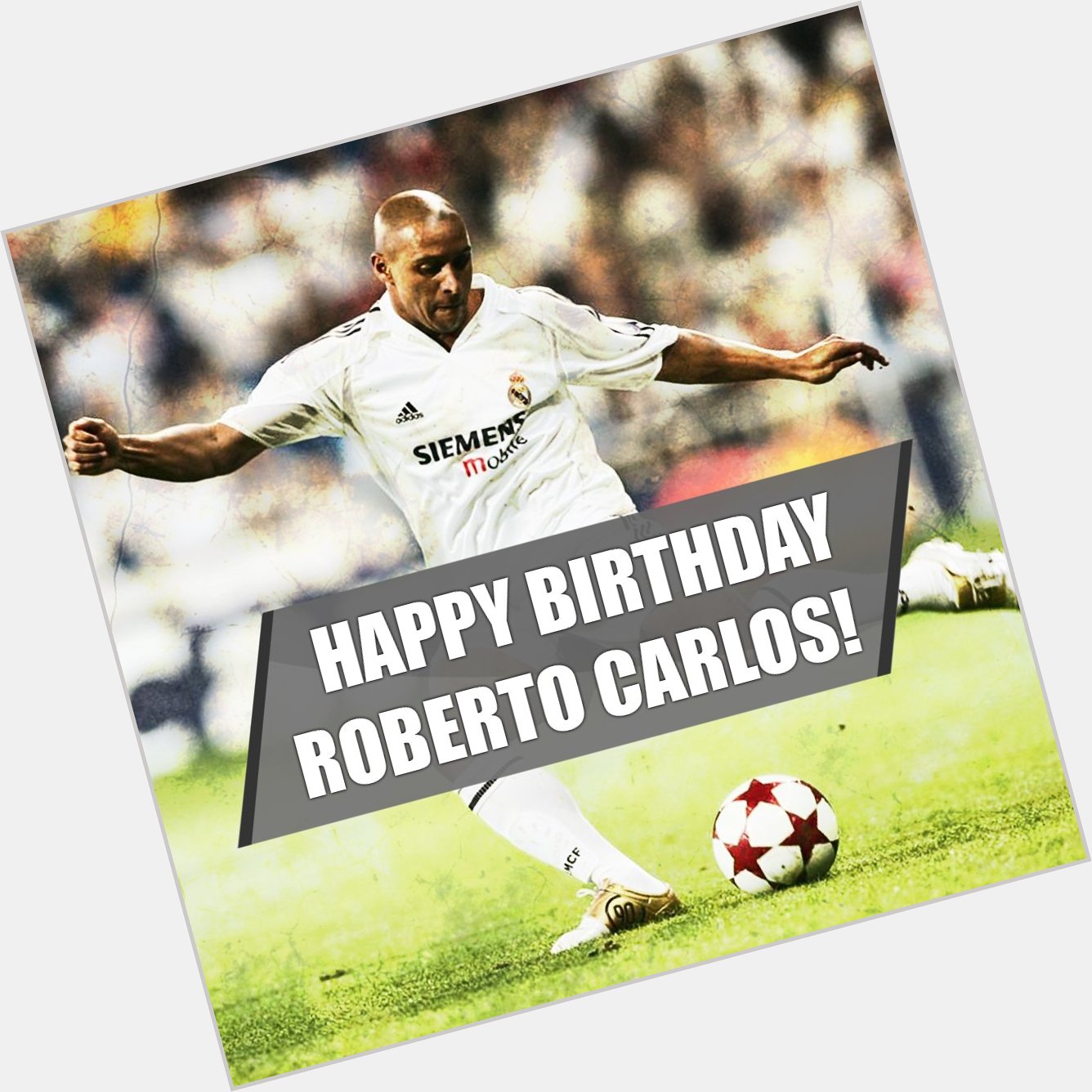 Happy 46th birthday to Real Madrid legend and one of the greatest left-backs ever, Roberto Carlos!  