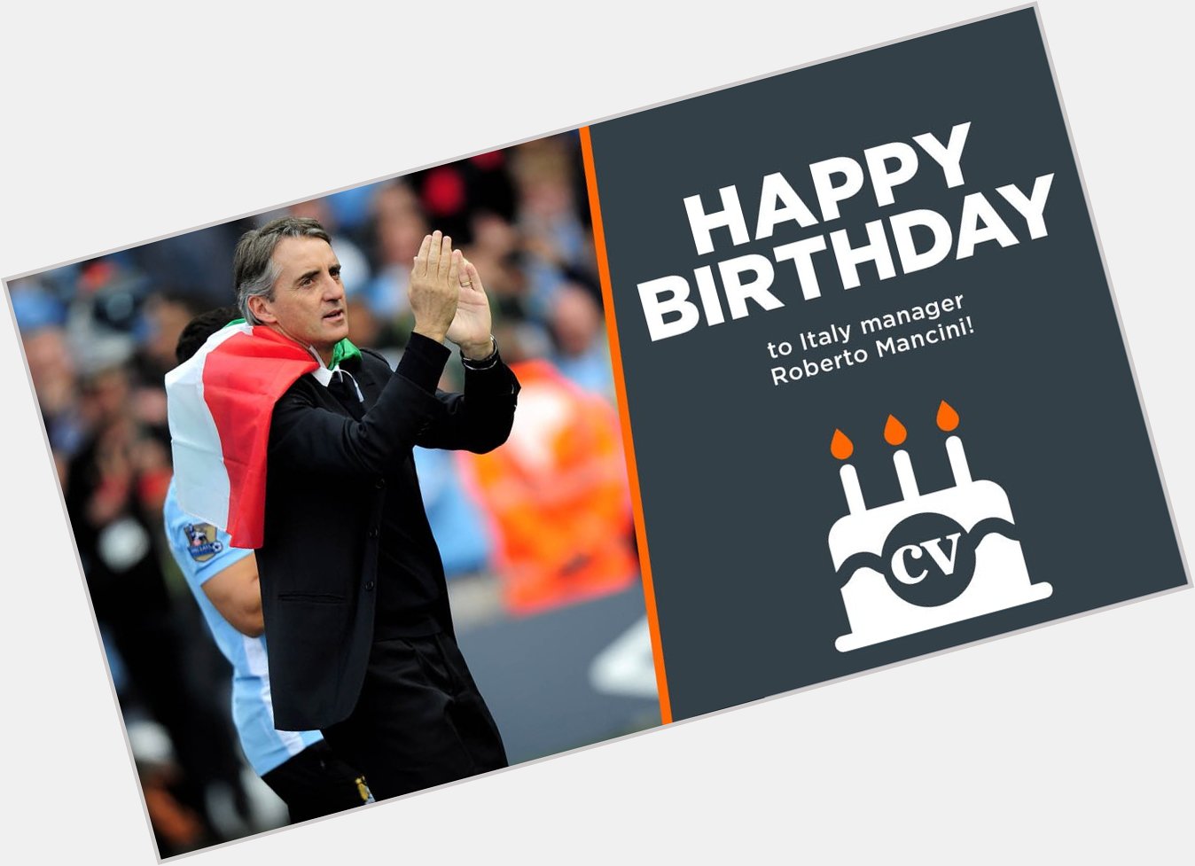 Happy birthday to former Manchester City and current Italy manager Roberto Mancini! 