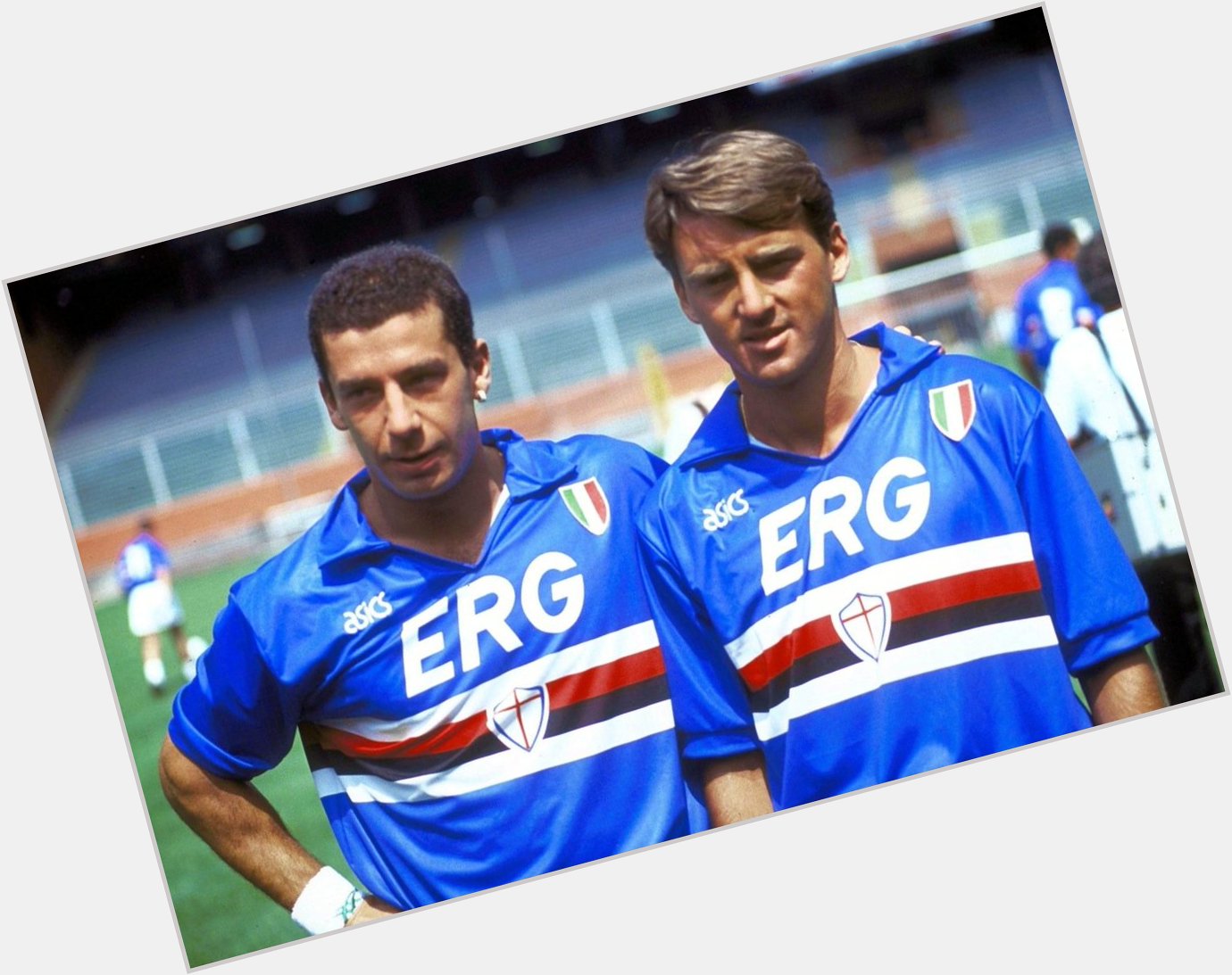 Happy Birthday Roberto Mancini   Here he is with Vialli back in their Sampdoria days 
