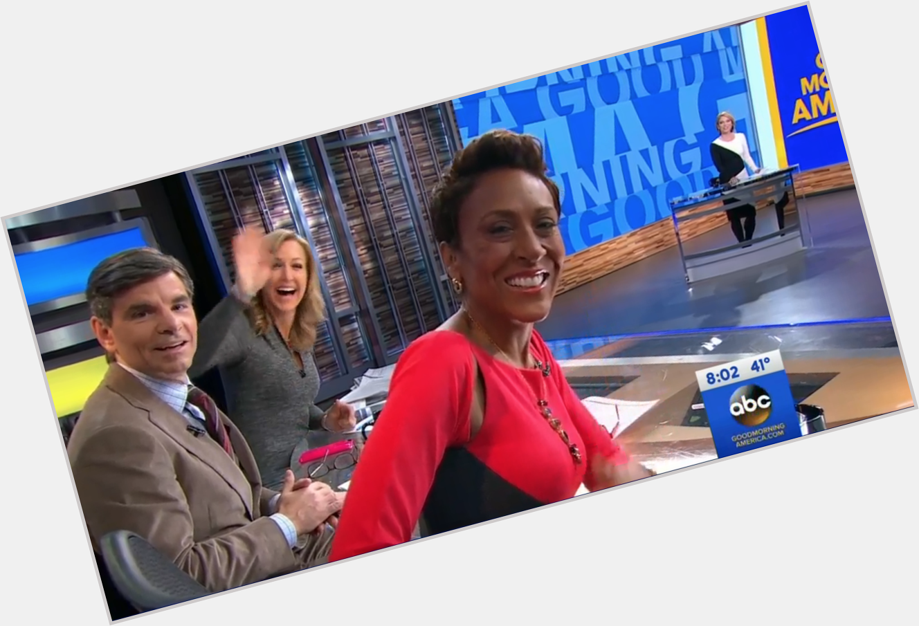 \" Happy Birthday   Happy Birthday Robin Roberts. Did she just let slip your age?