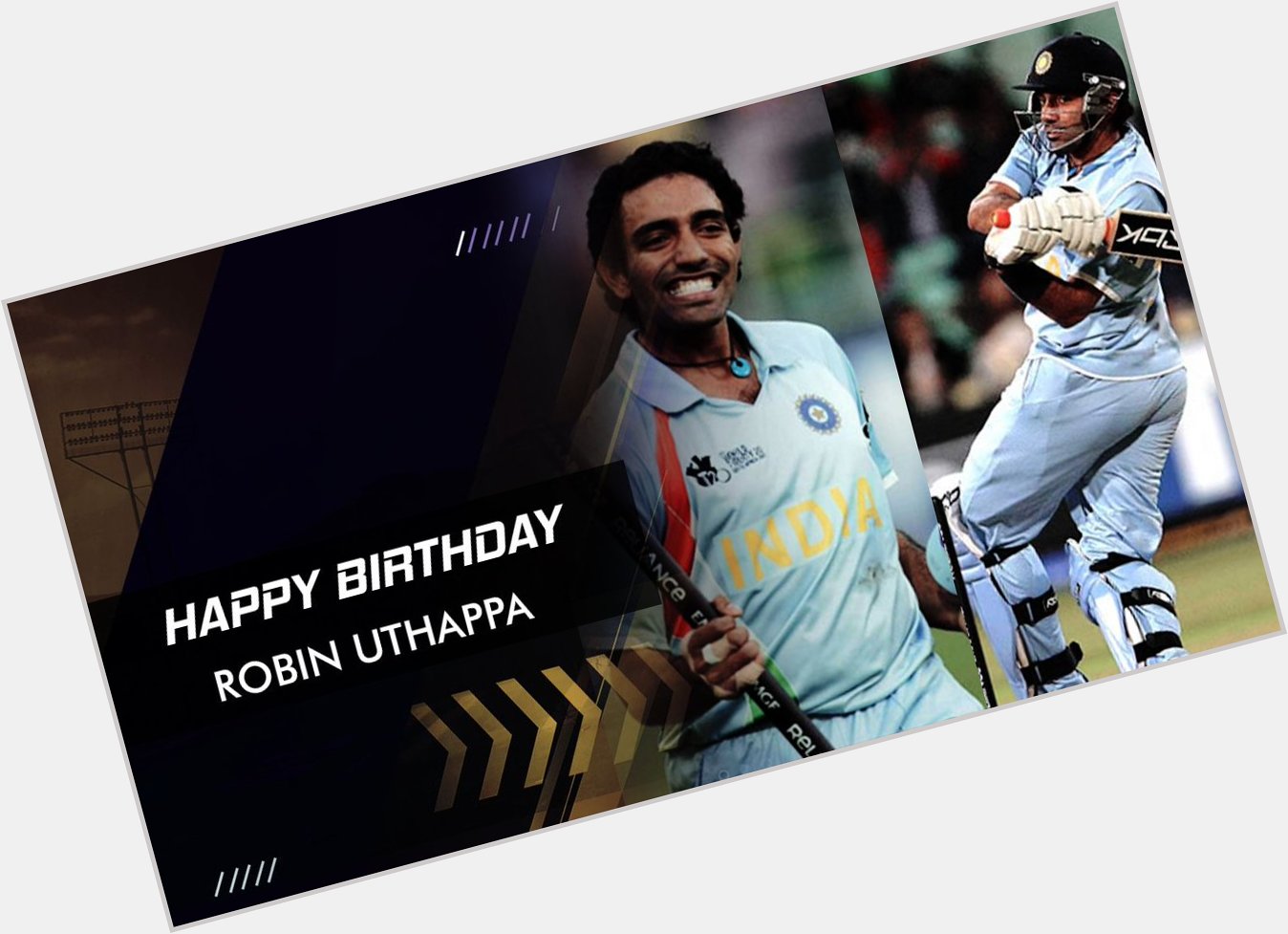 Happy Birthday!! Robin Uthappa

2007 World T20-winner 