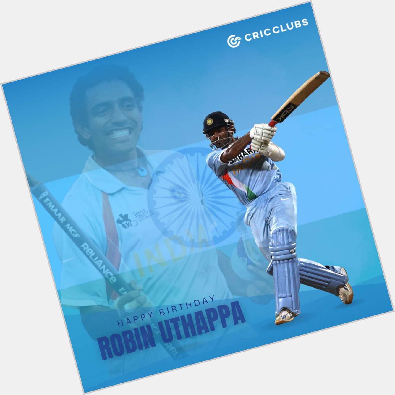 Wishing Former Indian cricketer Robin Uthappa a very happy birthday 