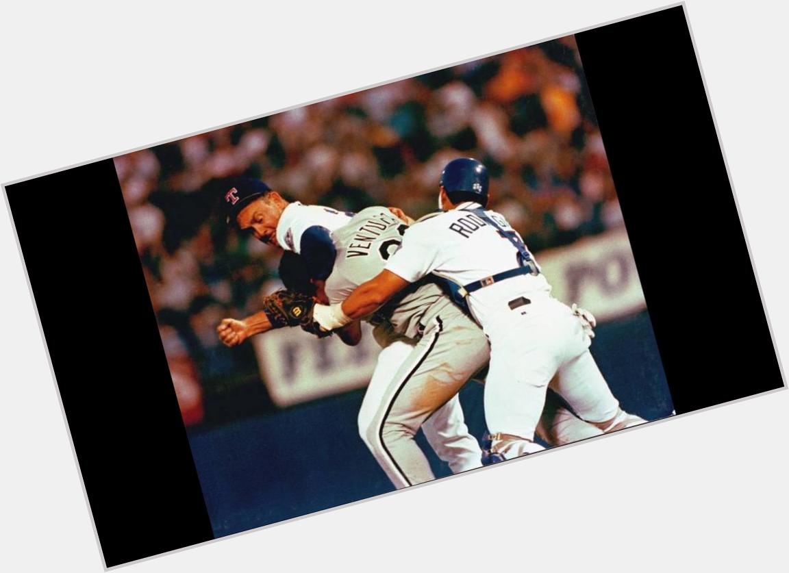 Nolan Ryan and Ivan (faux-Pudge) Rodriguez would like to wish Robin Ventura a very Happy Birthday. 