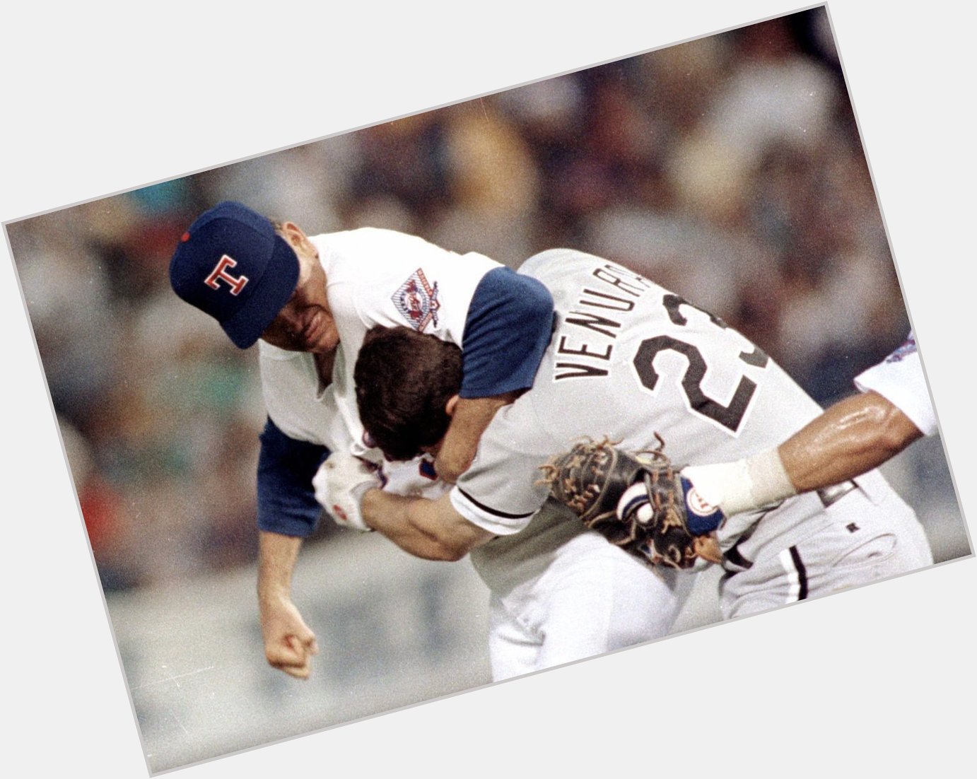 Happy Birthday to Robin Ventura He s the only player to get 6 hits off of Nolan Ryan in 1 inning, all to the face 