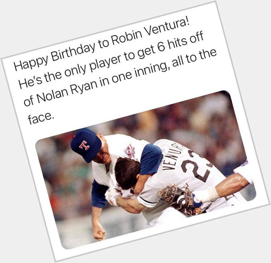 Happy 54th Birthday to Robin Ventura. 