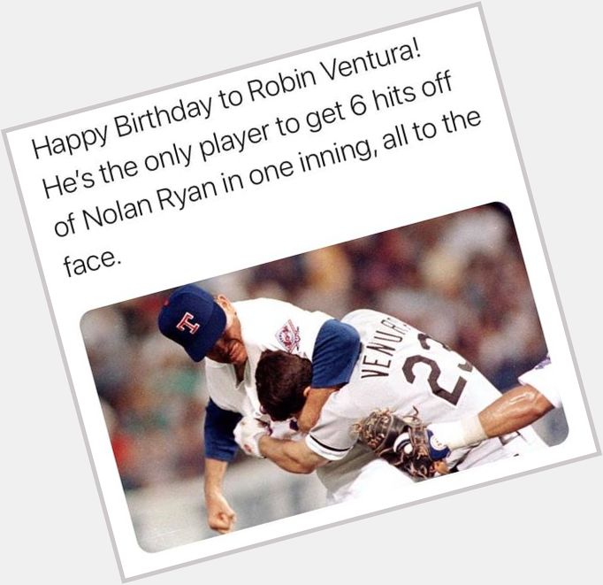 Happy Birthday Robin Ventura!    