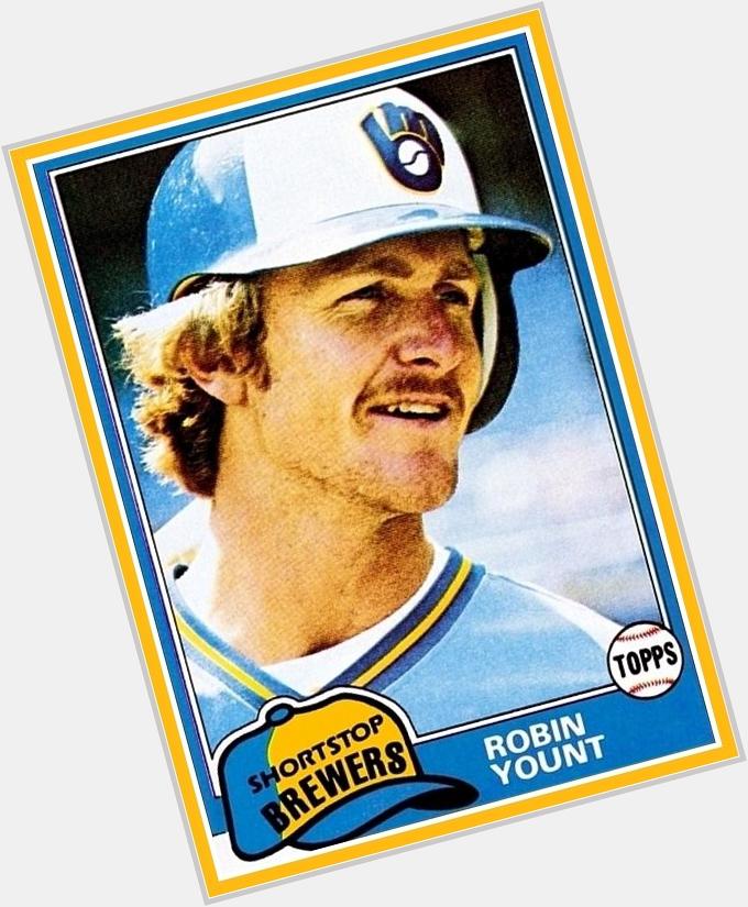 Happy 60th Birthday Robin Yount! ~ HOF\er & Milwaukee legend, born today in 1955. Cheers to \"The Kid\"! 