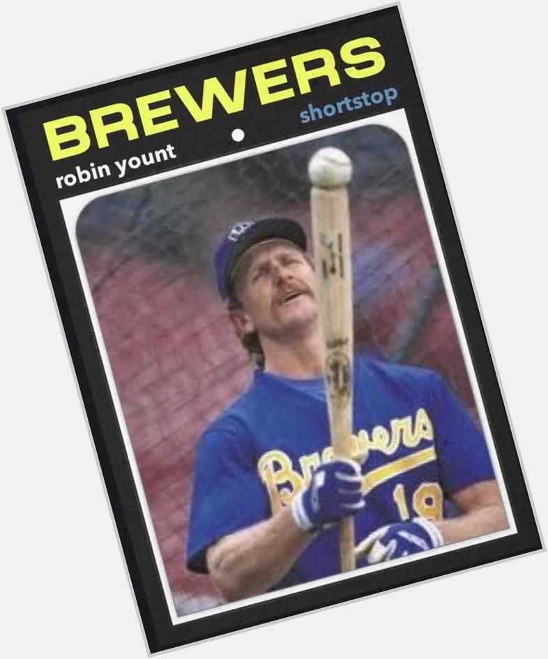 Happy 60th birthday to Robin Yount, an MVP two of the most difficult positions, SS & CF. 
