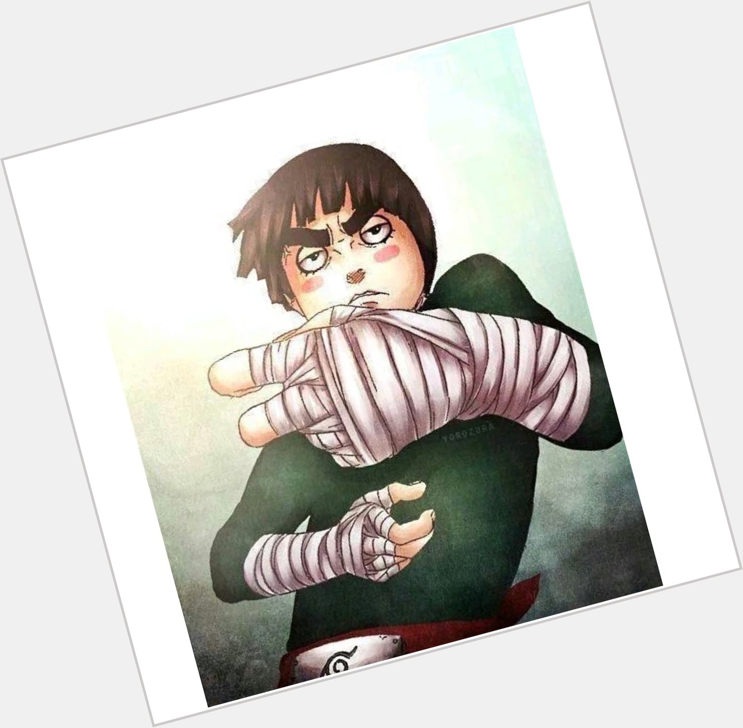 OFF THE HENNY ROCK LEE ,
Happy birthday you legend  
Such an adorable character uwu   
