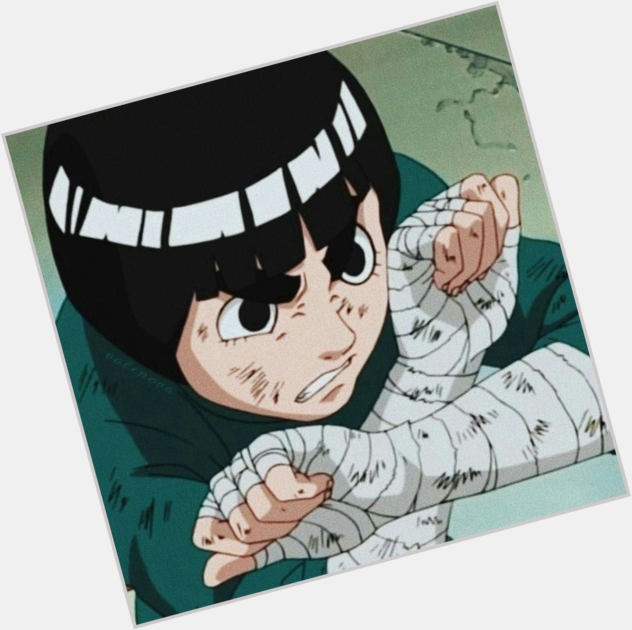 Happy birthday to my lovely rock lee      