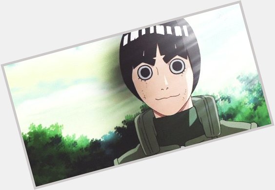 Happy birthday to Rock Lee and one of anime\s best glow ups 