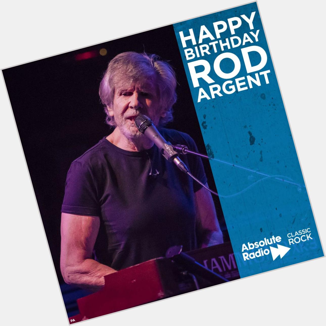 Happy birthday Rod Argent! man turns 74 today! 