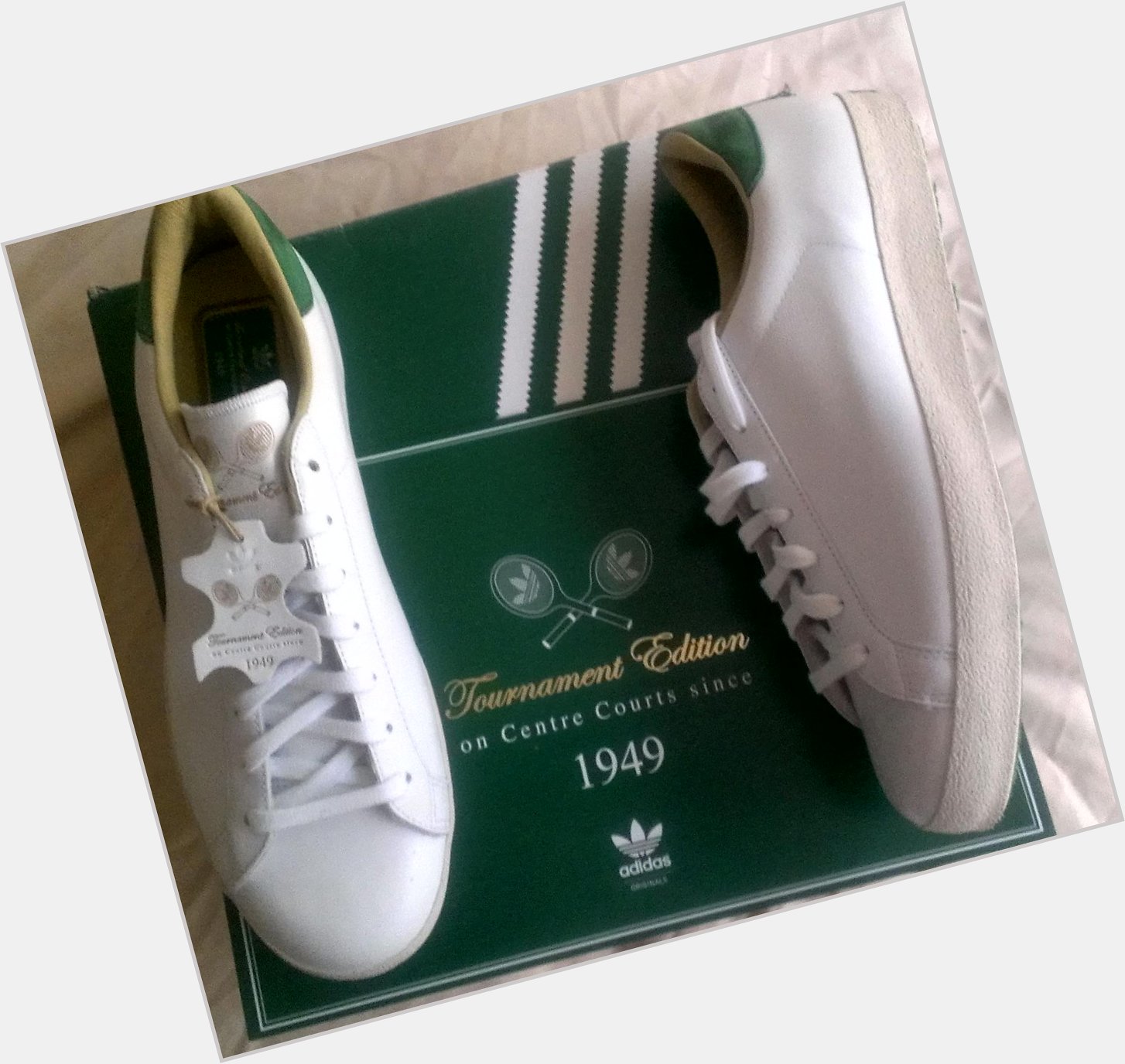 Must wish Adidas aficionado Rod Laver a happy 77th birthday. I hope he got a new pair of these... 