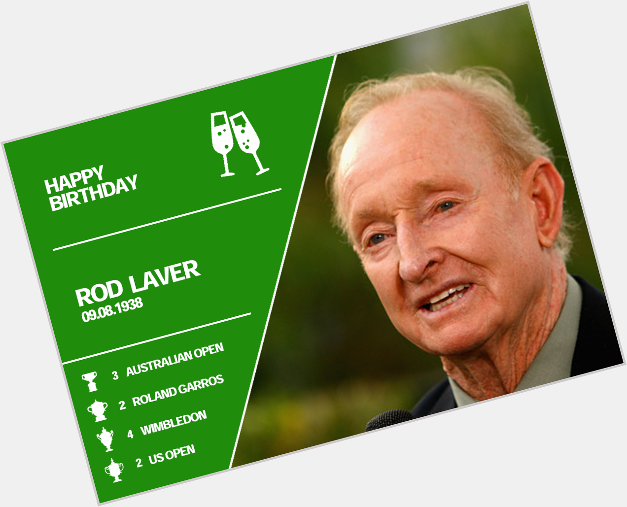 Happy Birthday Rod Laver! 