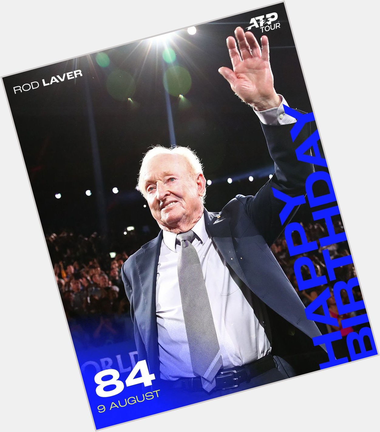 Join us in wishing a happy birthday to a LEGEND of the game! Have an incredible day, Rod Laver 
