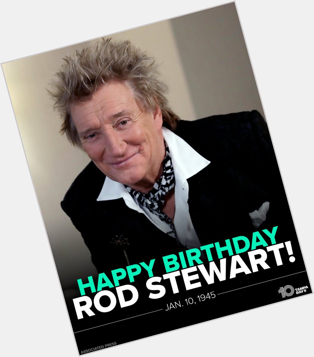 HAPPY BIRTHDAY Grammy-award winner Rod Stewart is celebrating his 77th birthday today! 