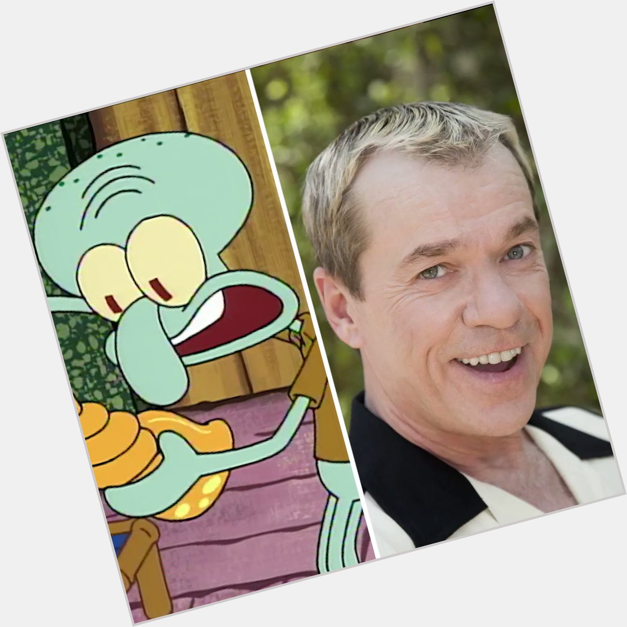 Happy Birthday to Rodger Bumpass, the voice of Squidward! Now, where\s his soufflé? 