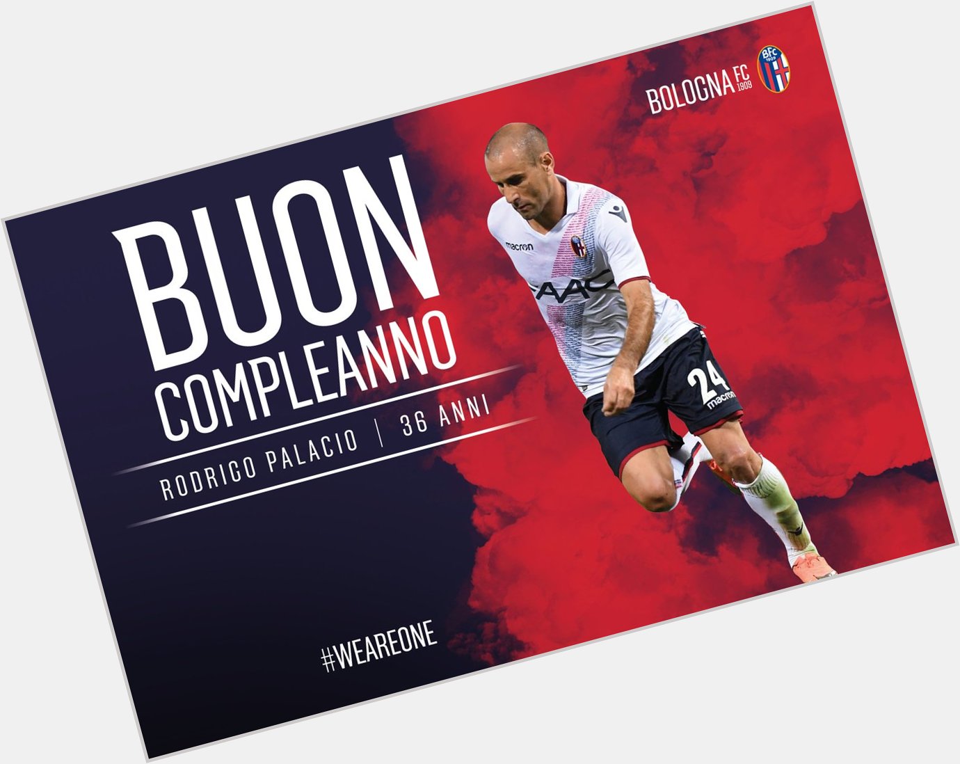 Happy Birthday to Rodrigo who turns 36 today during his first season as a Bologna player!      